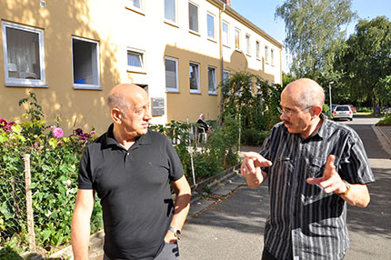 Murat und Malik Sultan Sade in der heutigen Bügstrasse