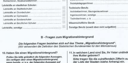 Alles anonym, aber recht detailliert: Befragung in Hamburg.