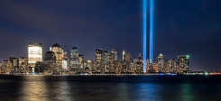 new york, new york city, skyline, 11 september