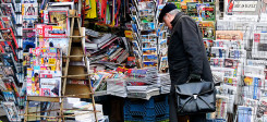 Zeitung, Medien, Zeitschriften, Kiosk