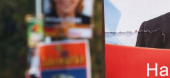 Wahlkampf, Plakate, Wahlkampfplakate, Wahlen, Plakat