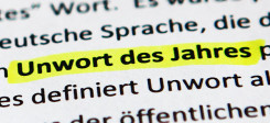 Unwort, Unwort des Jahres, Sprache, Gesellschaft, Jury