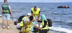 arzt, doctor, flüchtlinge, meer, boot, gesundheit