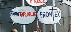 Frontex, Demo, Demonstration, EU, Grenzschutz, Küstenschutz