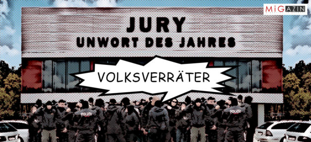 Jury zum Unwort des Jahres in der Kritik Unwort des Jahres, Unwort, Volksverräter, Migazin, 2016