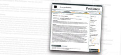 Petition, Online, Internet, Bundestag