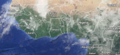 Nigeria, Afrika, Landkarte, Weltkarte