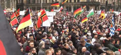 pegida, demo, demonstration, dresden, gegendemo, rechtsextremismus