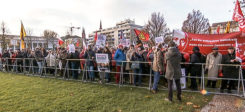 Demonstration, Proteste, Roland Koche, Hessen, Wilhelm-Leuschner-Medaille