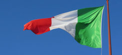 Italien, Fahne, Flagge, Mast, italienisch