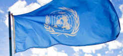 UN, Vereinte Nationen, United Nations, Fahne, Flagge