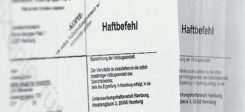 Haftbefehl, Dokument, Schreiben, Bescheid, Ordner, Polizei, Straftat