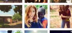 Instagram, Kind, Frau, Weiß, Schwarz, Hilfe, Uganda