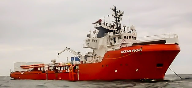 „Ocean Viking“ rettet mehr als 100 Flüchtlinge im Mittelmeer Seenotretter, Schiff, Ocean Viking, Mittelmeer, Flüchtlingspolitik