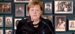 Angela Merkel, Auschwitz, Kontentrationslager, Antisemitismus, Nationalsozialismus