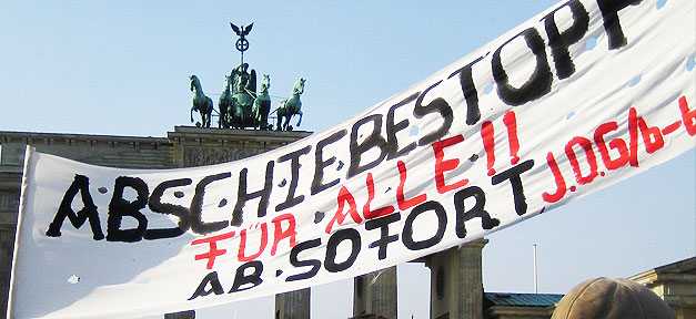 Mit Diskriminierung macht man keinen Staat Abschiebestopp! © zeitrafferin auf flickr.com (CC 2.0), bearb. MiG