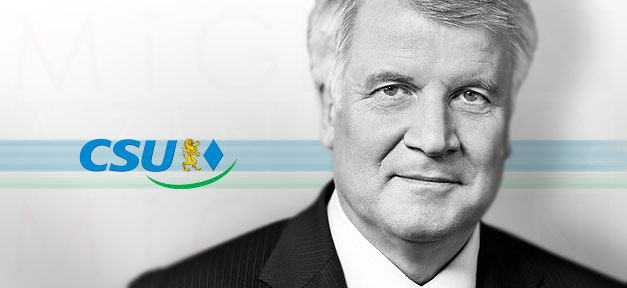Seehofer fordert Zuwanderungsstopp von Türken und Arabern CSU-Chef Horst Seehofer