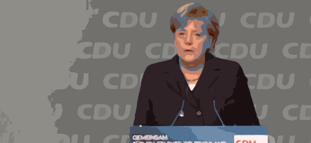 Antrag des CDU Bundesvorstands zur Zuwanderungs- und Integrationspolitik Bundeskanzlerin Angela Merkel während ihrer Rede auf dem 23. CDU Parteitag in Karlsruhe