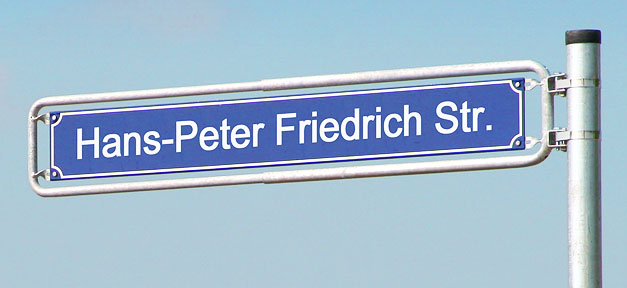 Hans-Peter Friedrich Straße? © MiG