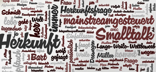 Smalltalk ist kein Lange-Weile-Wettbewerb! Wortwolke © wordle.net by MiG