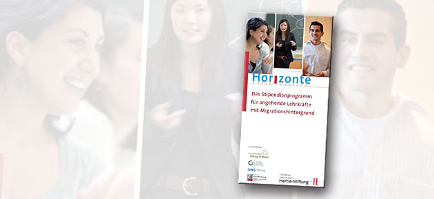 Lehramtsstipendium für Migranten Flyer - Lehramtsstipendium für Migranten © Hertie-Stiftung