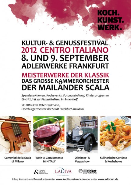 Plakat KochKunstWerk 2012 – Centro Italiano