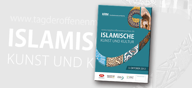Das Plakat vom "Tag der offenen Moschee" © KRM, bearb. MiG