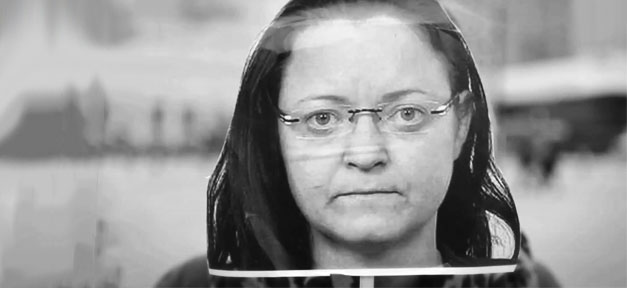 Weißt du, wer Beate Zschäpe ist? Beate Zschäpe, weibliches Mitglied der NSU-Terrorgruppe © Du hast die Macht, bearb. MiG