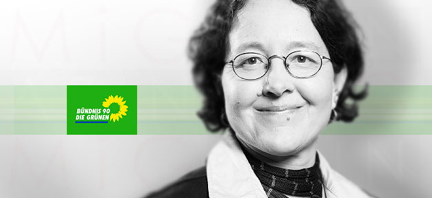 Monika Lazar, Leipziger Bundestagsabgeordnete von Bündnis 90/Die Grünen © monika-lazar.de, bearb. MiG