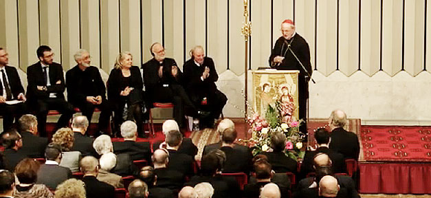 Unchristlich, verfassungswidrig, verantwortungslos Der Kölner Erzbischof Joachim Kardinal Meisner vor Mitgliedern der katholischen Bewegung Neokatechumenaler Weg