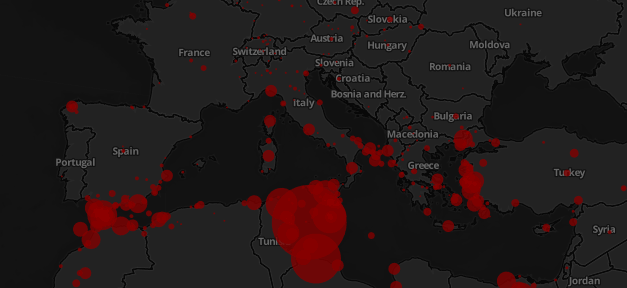 Mindestens 23.000 tote Flüchtlinge seit dem Jahr 2000 23.000 Tote und Vermisste seit dem Jahr 2000 © The Migrants Files