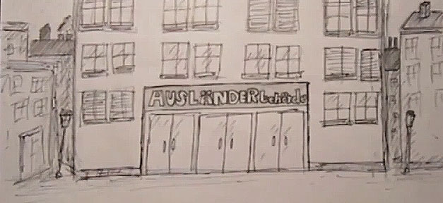 "Sie müssen mindestens 64.000 Euro verdienen" Szene aus dem Video: Mohamed und die Ausländerbehörde © Der Tagesspiegel