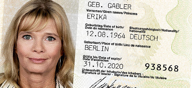 Zur Geselligkeit verpflichtet Personalausweis der Bundesrepublik Deutschland - Muster