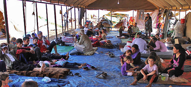 Ein Flüchtlingslager im Nord-Irak © DFID - UK Department for International Development @ flickr.com (CC 2.0), bearb. MiG