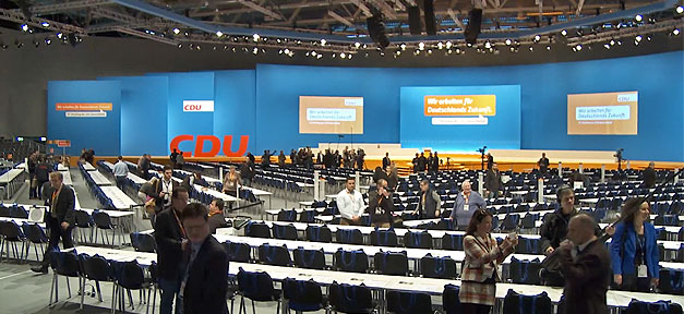 Kurz vor dem CDU Parteitag 2014 in Köln © CDU.TV