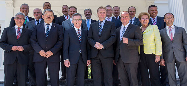 Die Innenminister bei der Innenministerkonferenz im Juni 2014 in Bonn © Innenministerium NRW