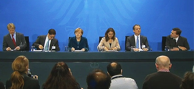 Mehr als ein Appell war auch diesmal nicht drin Die Pressekonferenz zum 7. Integrationsgipfel © Bundesregierung