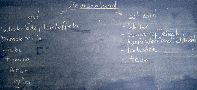 Deutsch, Deutschkurs, Sprache, Tafel, Lernen, Deutschland