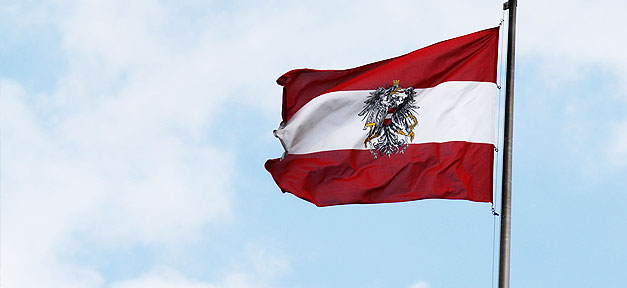 Österreich, Flagge, Fahne, Austria, Mast