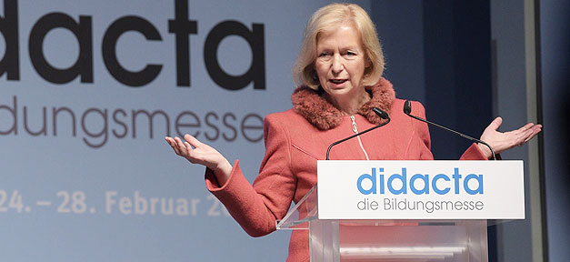 Johanna Wanka, Bildungsministerin, Bildung, didacta, Messe