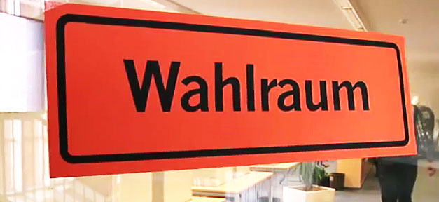 Wahlraum, Wahlen, Wahlurne, Bundestagswahl, Landtagswahl