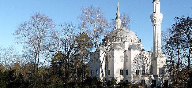 sehitlik, moschee, berlin, sehitlik moschee, kuppel, minarette, islam, muslime