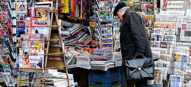 Zeitung, Medien, Zeitschriften, Kiosk