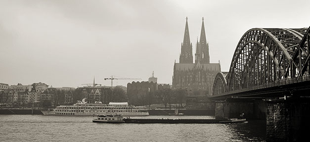 Köln, Rhein, Dom, Kölner Dom, Hohenzollernbrücke