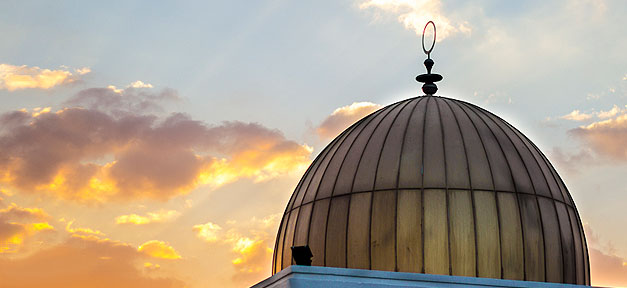 Kuppel, Moschee, Moscheekuppel, sonnenuntergang, ramadan, Islam, Muslime