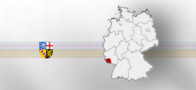 Saarland, Saar, Land, Bundesland, Karte, Landkarte, Deutschland