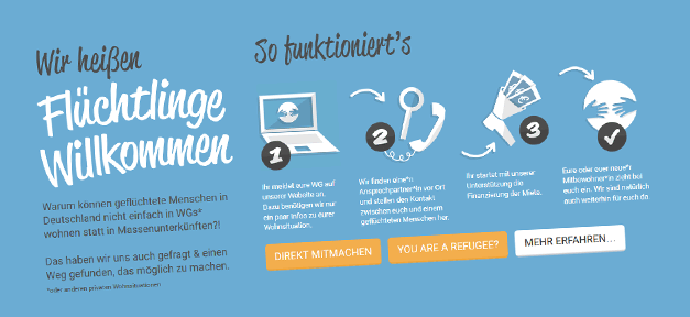 Flüchtlinge, Willkommen, Wohnung, Wohngemeinschaft, Internet