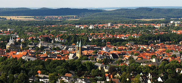 goslar, stadt, panorama, einwohner, bevölkerung