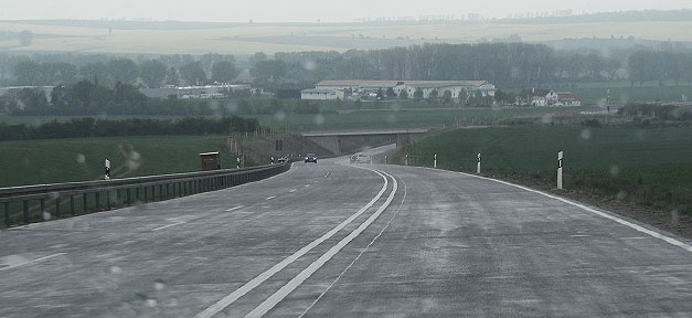 Auto, Autobahn, Straße, Regen, Reise, Fahren