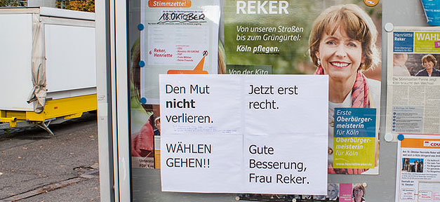 Henriette Reker, Köln, Oberbürgermeisterin, Attentat, Messer, Fremdenfeindlichkeit